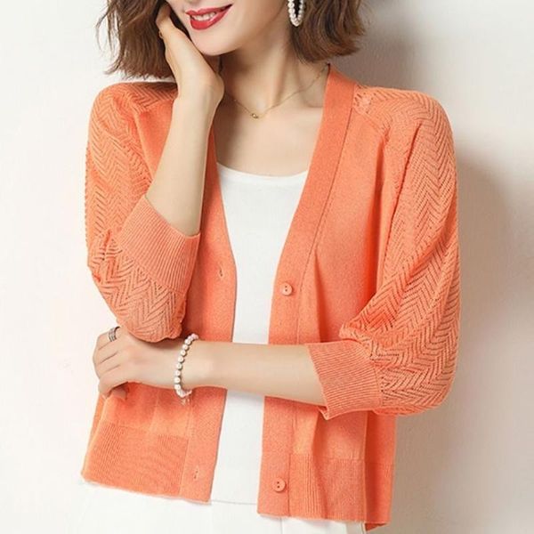 women's knits & tees 2021 women spring summer sun protection cardigan female ice silk long sleeve lady casual thin knitted f733, White
women's knits & tees 2021 women spring summer sun protection cardigan female ice silk long sleeve lady casual thin knitted f733, White