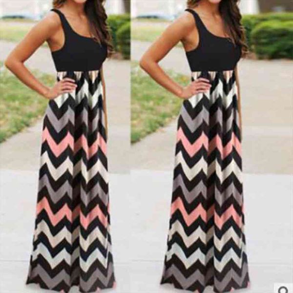 summer women dress striped design long boho dress lady sleeveless beach summer simple sundrss maxi female clothing, Black;gray
summer women dress striped design long boho dress lady sleeveless beach summer simple sundrss maxi female clothing, Black;gray