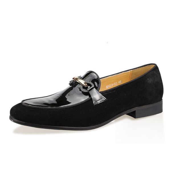dress shoes men shoe new fashion mens genuine leather man loafers luxury office men's patent cow suede 2mbo, Black
dress shoes men shoe new fashion mens genuine leather man loafers luxury office men's patent cow suede 2mbo, Black