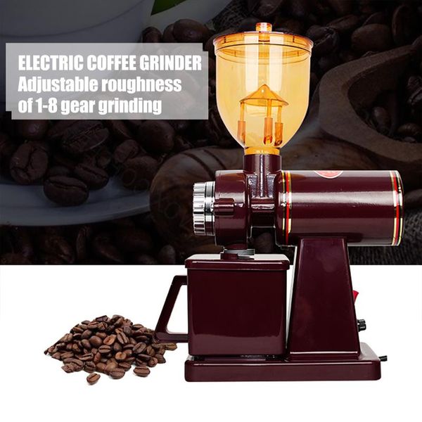 electric coffee grinder mill bean machine flat burrs grinding 220v/110v red / black eu us grinders
electric coffee grinder mill bean machine flat burrs grinding 220v/110v red / black eu us grinders
