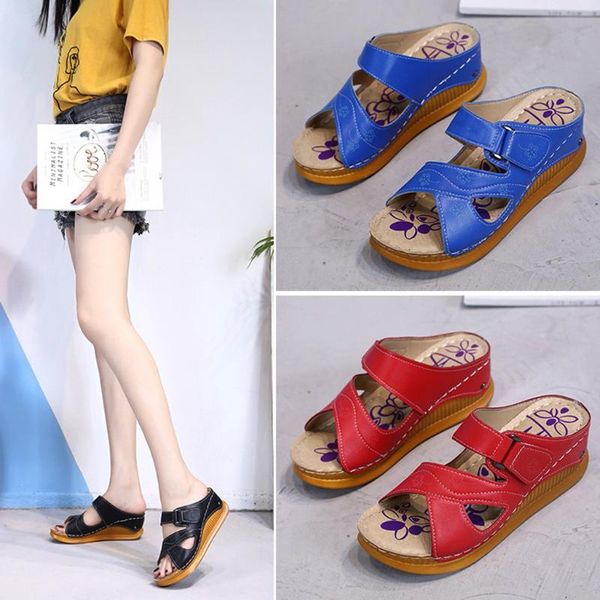 slippers women's sandals fashion casual wedges thick bottom platforms outdoor summer female soft beach shoes m40#, Black
slippers women's sandals fashion casual wedges thick bottom platforms outdoor summer female soft beach shoes m40#, Black