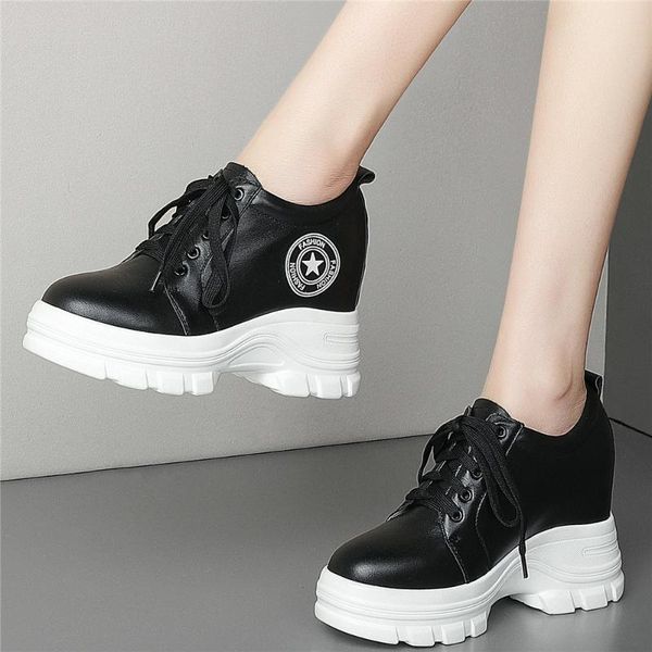 platform ankle boots women genuine leather wedges high heel pumps shoes female lace up round toe fashion sneakers casual dress, Black
platform ankle boots women genuine leather wedges high heel pumps shoes female lace up round toe fashion sneakers casual dress, Black