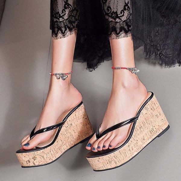 dropship high heels flip flops slippers leisure outdoor wedges heel shoes woman, Black
dropship high heels flip flops slippers leisure outdoor wedges heel shoes woman, Black
