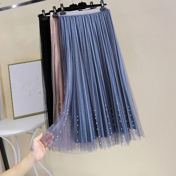 skirts net yarn women long skirt girl pleuche tall waist splicing nail bead fairy pleated, Black
skirts net yarn women long skirt girl pleuche tall waist splicing nail bead fairy pleated, Black
