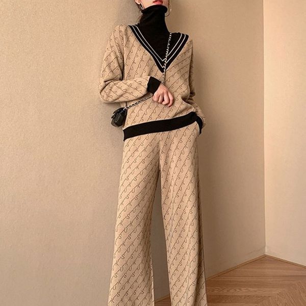 spring deep veck 2 piece suit pullover+ wide leg pants 2 pieces sets casual tracksuit long sleeve loose 210531, White
spring deep veck 2 piece suit pullover+ wide leg pants 2 pieces sets casual tracksuit long sleeve loose 210531, White