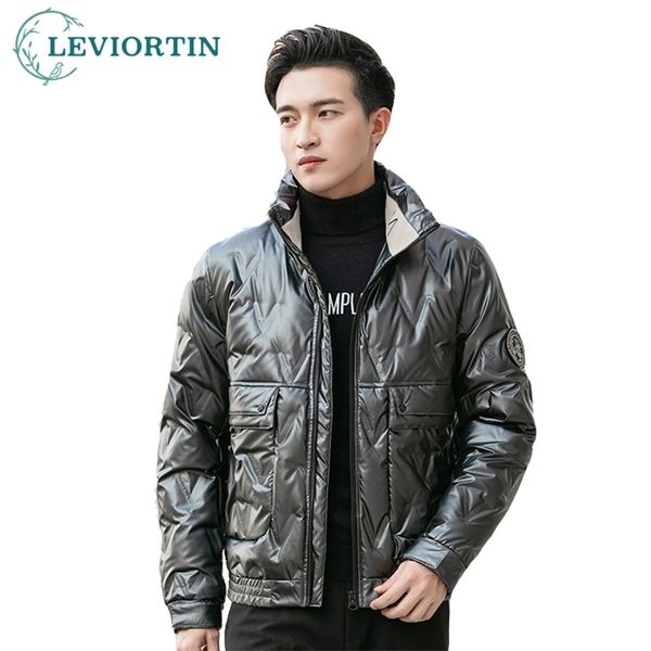 men's solid color down jacket warm soft comfortable waterproof winter coats windbreaker casual white duck 210819, Black
men's solid color down jacket warm soft comfortable waterproof winter coats windbreaker casual white duck 210819, Black