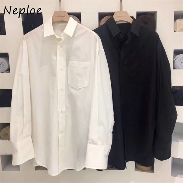 turn-down collar single breasted women blouse spring solid color simple shirts chic pockets casual femme blusas 210422, White
turn-down collar single breasted women blouse spring solid color simple shirts chic pockets casual femme blusas 210422, White