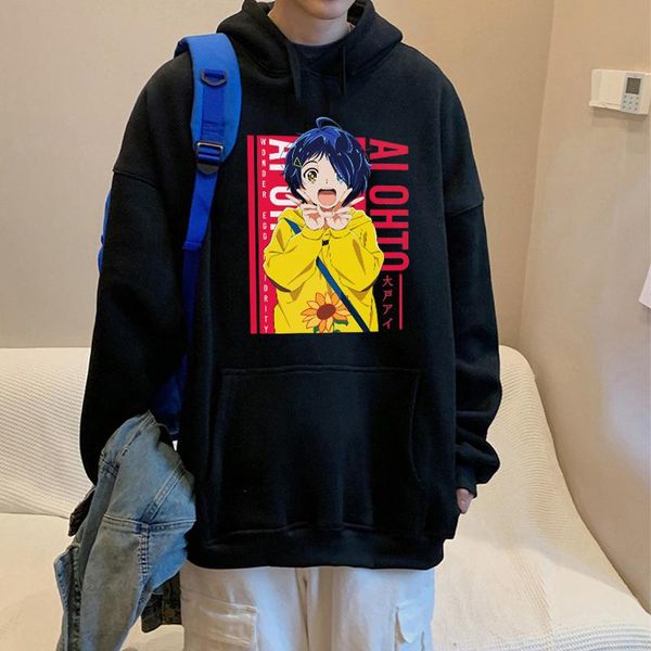 women's hoodies & sweatshirts wonder egg priority ai kawaii hoodie aesthetic sun flower pocket same paragraph casual loose anime cute, Black
women's hoodies & sweatshirts wonder egg priority ai kawaii hoodie aesthetic sun flower pocket same paragraph casual loose anime cute, Black