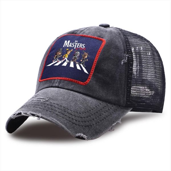outdoor breathable mesh baseball cap sports casual snapback hats the masters of rock trucker hat unise cotton caps, Blue;gray
outdoor breathable mesh baseball cap sports casual snapback hats the masters of rock trucker hat unise cotton caps, Blue;gray