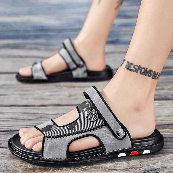 slippers homme summer outdoor leisure non-slip beach open toe sandals fashion shoes indoor men soft sole dual-purpose sandal x90f, Black
slippers homme summer outdoor leisure non-slip beach open toe sandals fashion shoes indoor men soft sole dual-purpose sandal x90f, Black