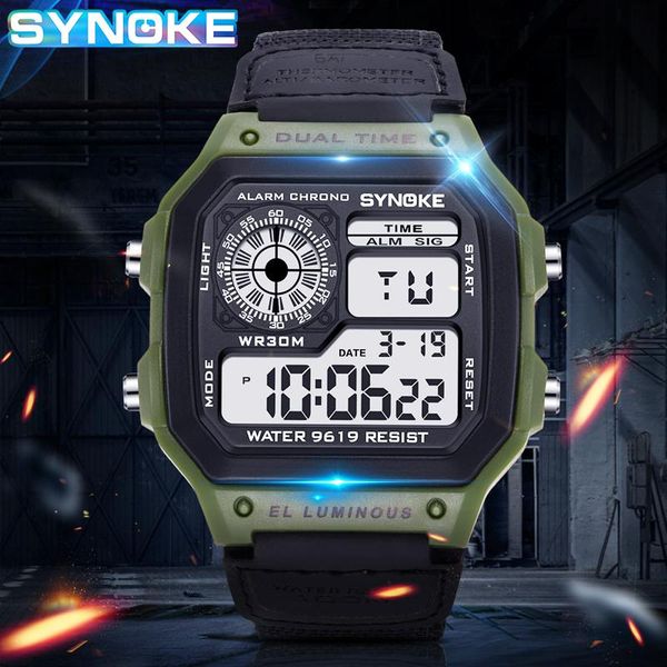 wristwatches reloj hombre luxury watches men waterproof digital sport watch square led electronic clock man nylon strap military wristwatch, Slivery;brown
wristwatches reloj hombre luxury watches men waterproof digital sport watch square led electronic clock man nylon strap military wristwatch, Slivery;brown