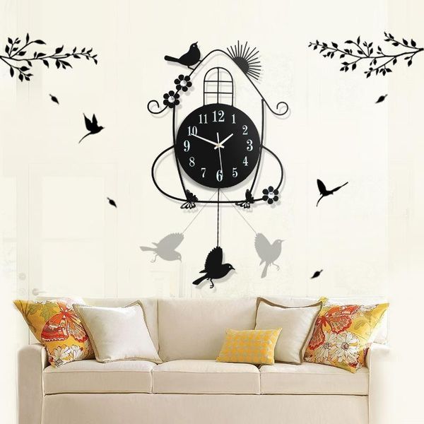 wall clocks creative black large arts and crafts modern design clock iron swing hanging bird durable metal electronic
wall clocks creative black large arts and crafts modern design clock iron swing hanging bird durable metal electronic