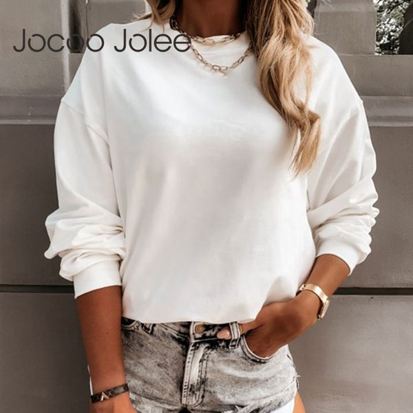 women casual o neck loose hoodies autumn long sleeve solid wild sweatshirts elegant harajuku pullover streetwear 210428, Black
women casual o neck loose hoodies autumn long sleeve solid wild sweatshirts elegant harajuku pullover streetwear 210428, Black