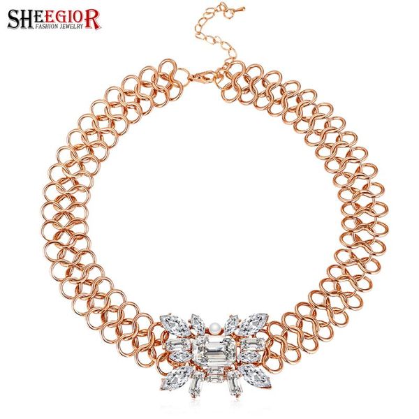 pendant necklaces sheegior romantic gold wide chains choker necklace women fashion jewelry lovely delicate glass flower pendants & gifts, Silver
pendant necklaces sheegior romantic gold wide chains choker necklace women fashion jewelry lovely delicate glass flower pendants & gifts, Silver