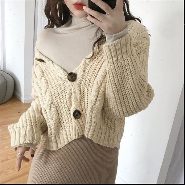 women womens sweaters cardigan short autumn spring single button long sleeve fashion european woman small female pz2414, White;black
women womens sweaters cardigan short autumn spring single button long sleeve fashion european woman small female pz2414, White;black