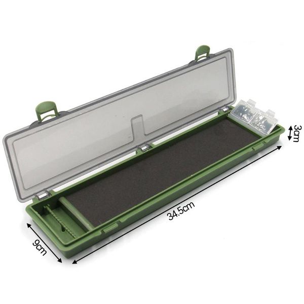 fishing accessories carp rig box plastic portable tackle with 15 pins storage organizer container fish tool accessory
fishing accessories carp rig box plastic portable tackle with 15 pins storage organizer container fish tool accessory