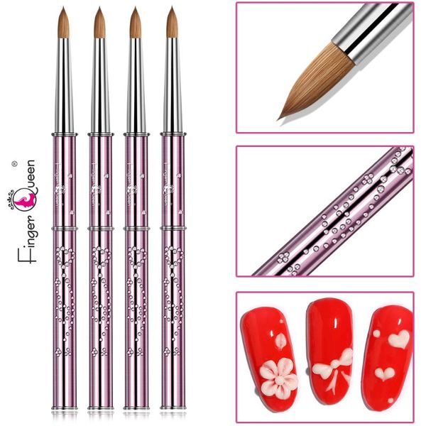 nail brushes pink diamond art brush kolinsky painting uv gel engraving stroke design tool, Yellow
nail brushes pink diamond art brush kolinsky painting uv gel engraving stroke design tool, Yellow