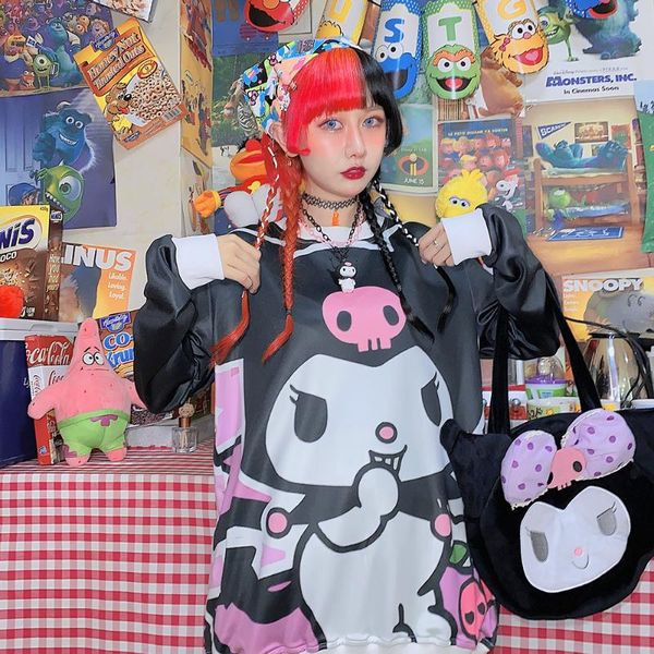 women's hoodies & sweatshirts japanese anime print cartoon pullover long sleeve earth cool sweet loose women, Black
women's hoodies & sweatshirts japanese anime print cartoon pullover long sleeve earth cool sweet loose women, Black