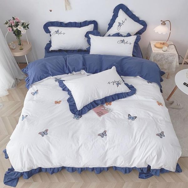 bedding sets michiko home textiles modern simple pure color quilt cover sheet pillow case all cotton double bed four piece set
bedding sets michiko home textiles modern simple pure color quilt cover sheet pillow case all cotton double bed four piece set
