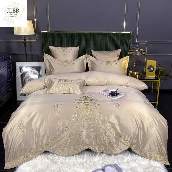 bedding sets luxury 60s satin silk cotton fine embroidery set double duvet cover bed linen fitted sheet pillowcases home textile
bedding sets luxury 60s satin silk cotton fine embroidery set double duvet cover bed linen fitted sheet pillowcases home textile