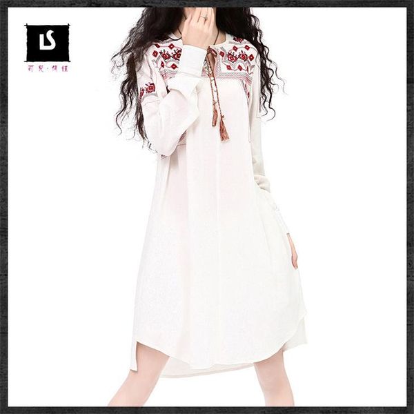 women's blouses & shirts 2021 vintage style shirt arts embroidery loose white blouse long comfortable camisa ladies elegant clothes
women's blouses & shirts 2021 vintage style shirt arts embroidery loose white blouse long comfortable camisa ladies elegant clothes