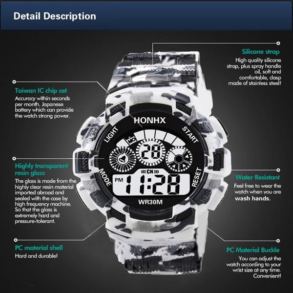 wristwatches sports watch 50m diving waterproof men's silicone digital led date satch military style male relógio, Slivery;brown
wristwatches sports watch 50m diving waterproof men's silicone digital led date satch military style male relógio, Slivery;brown