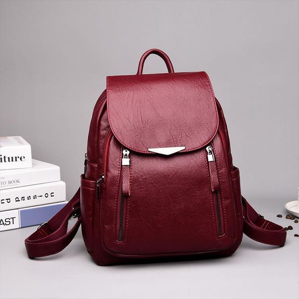 brand leather large capacity womens backpacks casual double zipper waterproof for girls school bag travel shoulder bags
brand leather large capacity womens backpacks casual double zipper waterproof for girls school bag travel shoulder bags