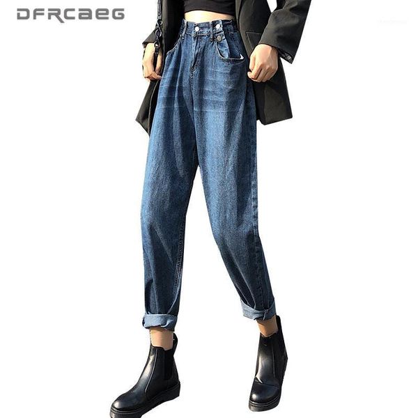 women's jeans boyfriends high waist vintage harem pants 2021 autumn casual loose ladies ankle-length jean woman female, Blue
women's jeans boyfriends high waist vintage harem pants 2021 autumn casual loose ladies ankle-length jean woman female, Blue