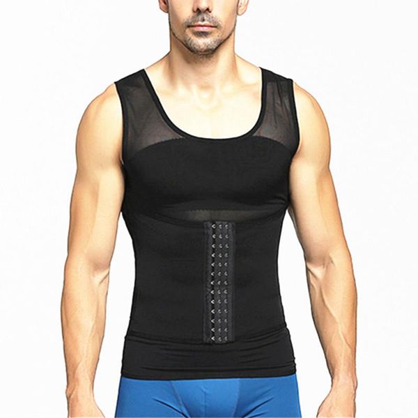 men's body shapers waist trainer corset men sleeveless hooks control abdomen slimming shapewear compression male corsets shaper, Black;brown
men's body shapers waist trainer corset men sleeveless hooks control abdomen slimming shapewear compression male corsets shaper, Black;brown