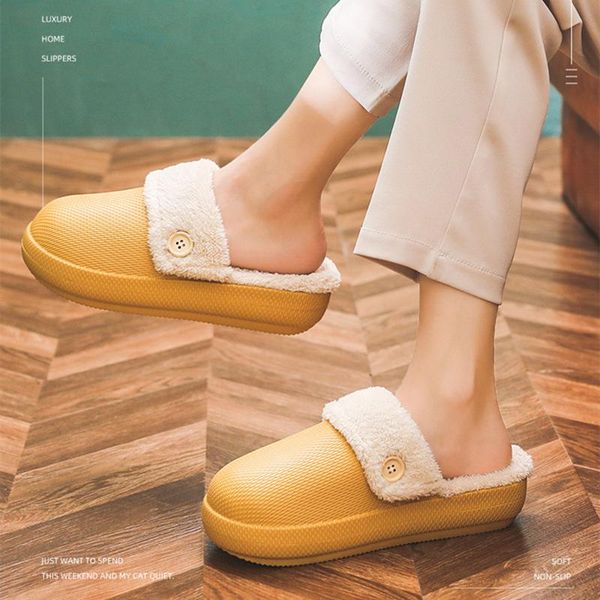 house women fur slippers 2021 trend thick sole 4cm heel detachable warm plush bathroom waterproof indoor couples shoes slides, Black
house women fur slippers 2021 trend thick sole 4cm heel detachable warm plush bathroom waterproof indoor couples shoes slides, Black