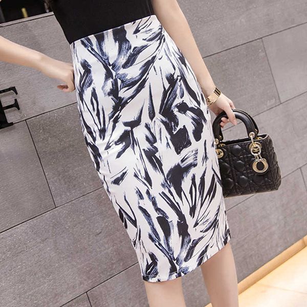 28 patterns womens skirt tight elastic skirts summer flower printing split pencil skirt high waist slim knee skirts 210702, Black
28 patterns womens skirt tight elastic skirts summer flower printing split pencil skirt high waist slim knee skirts 210702, Black