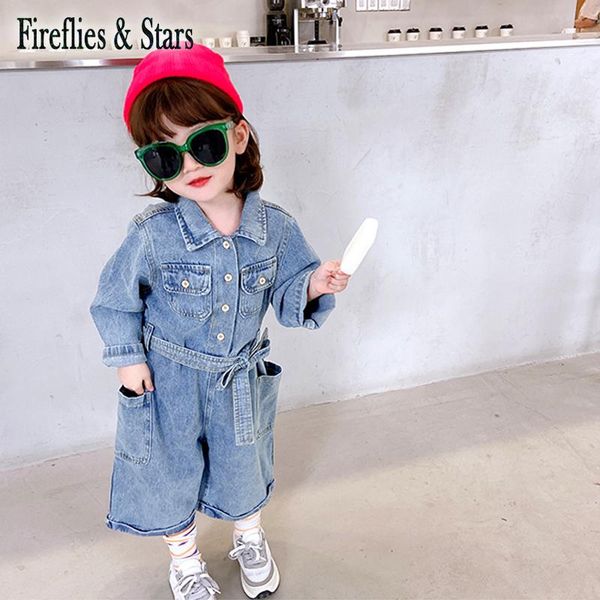 spring autumn girls denim overall baby one piece kids jumpsuits children clothes fashion wide leg waistbelt pocket 1 to 7 yr, Blue
spring autumn girls denim overall baby one piece kids jumpsuits children clothes fashion wide leg waistbelt pocket 1 to 7 yr, Blue