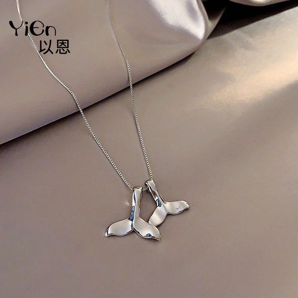 smooth plated s925 sterling silver fishtail women's necklace dolphin pendant couple gift versatile night market
smooth plated s925 sterling silver fishtail women's necklace dolphin pendant couple gift versatile night market