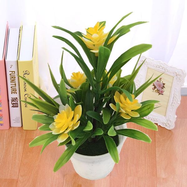 decorative flowers & wreaths 1 piece multi-color artificial potted plants with 5 small lotus simulation bonsai office deskornaments home
decorative flowers & wreaths 1 piece multi-color artificial potted plants with 5 small lotus simulation bonsai office deskornaments home