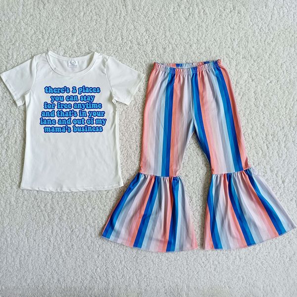 wholesale kids boutique clothing set short sleeve baby girls designer clothes kid bell bottom outfits milk silk letter print toddler outfit, White
wholesale kids boutique clothing set short sleeve baby girls designer clothes kid bell bottom outfits milk silk letter print toddler outfit, White