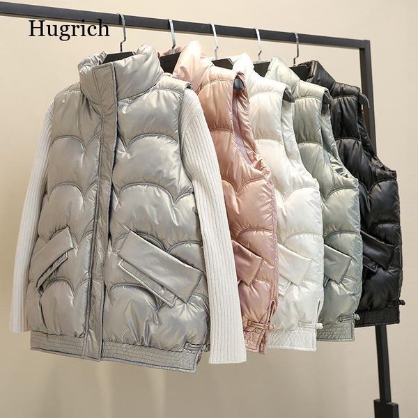 women's vests glossy winter vest loose plus size zipper stand collar pocket ladies casual sleeveless jacket 2021, Black;white
women's vests glossy winter vest loose plus size zipper stand collar pocket ladies casual sleeveless jacket 2021, Black;white
