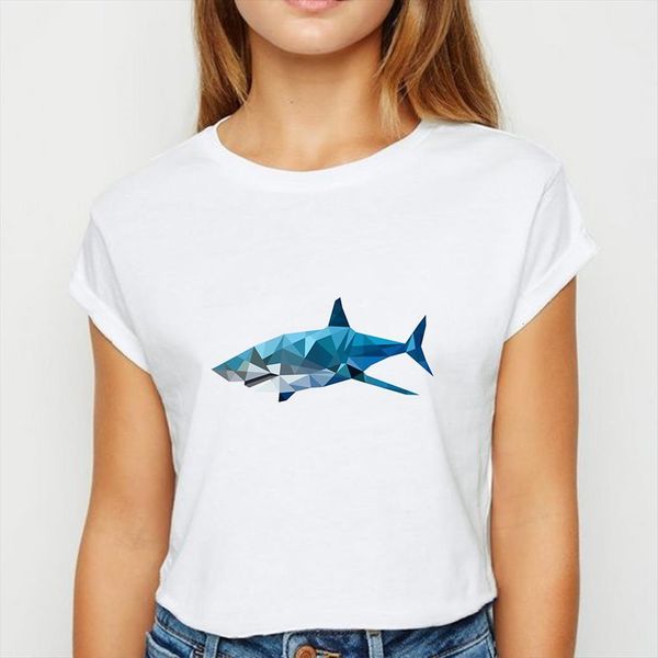 animals shark oversize spring summer women white creative printing design ropa mujer o collar
animals shark oversize spring summer women white creative printing design ropa mujer o collar