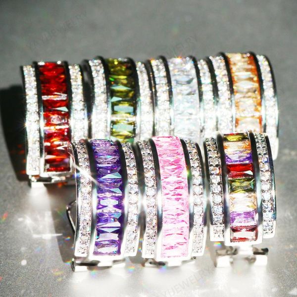 hoop & huggie wholesale yayi jewelry fashion princess cut ct multi-color cubic zirconia silver color engagement wedding party lovers earring, Golden;silver
hoop & huggie wholesale yayi jewelry fashion princess cut ct multi-color cubic zirconia silver color engagement wedding party lovers earring, Golden;silver