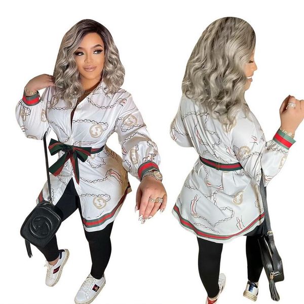 j2567 european and american autumn women's dresses 2021 fashion casual printed shirt skirt with belt, Black;gray
j2567 european and american autumn women's dresses 2021 fashion casual printed shirt skirt with belt, Black;gray