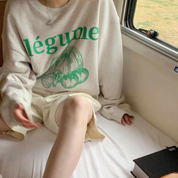 women's hoodies & sweatshirts 2021 arrival spring/autumn women loose casual letter print cotton pullovers long sleeve o-neck p59, Black
women's hoodies & sweatshirts 2021 arrival spring/autumn women loose casual letter print cotton pullovers long sleeve o-neck p59, Black