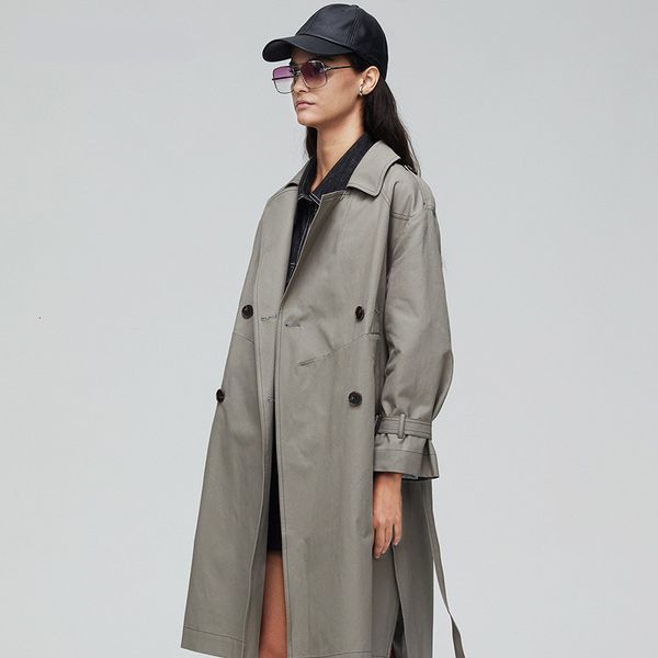 women's trench coats autumn double-breasted casual woman straight long fashion female england style streetwear ekz1, Tan;black
women's trench coats autumn double-breasted casual woman straight long fashion female england style streetwear ekz1, Tan;black