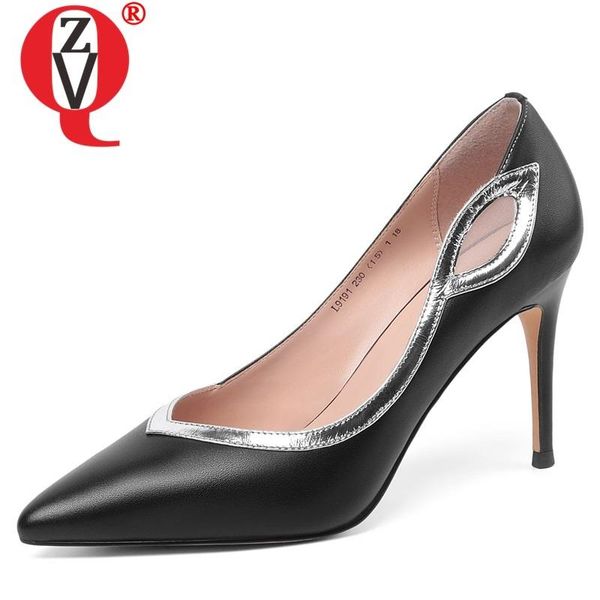 dress shoes zvq spring fashion women pumps outside super high heels pointed toe handmade genuine leather party drop, Black
dress shoes zvq spring fashion women pumps outside super high heels pointed toe handmade genuine leather party drop, Black