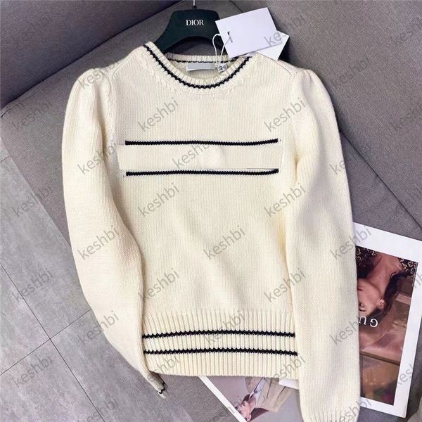 fashion women letter pullover sweaters all match elegant long sleeve knitting sweater blouse, White;black
fashion women letter pullover sweaters all match elegant long sleeve knitting sweater blouse, White;black