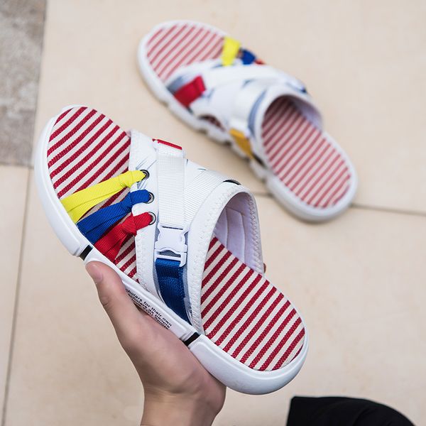 2021 New Summer Mens Slippers High Quality Colorful Soft Slippers Men Beach Sandals Non-Slip Flip Flops Man Designer Slides Men, Black-1155
2021 New Summer Mens Slippers High Quality Colorful Soft Slippers Men Beach Sandals Non-Slip Flip Flops Man Designer Slides Men, Black-1155