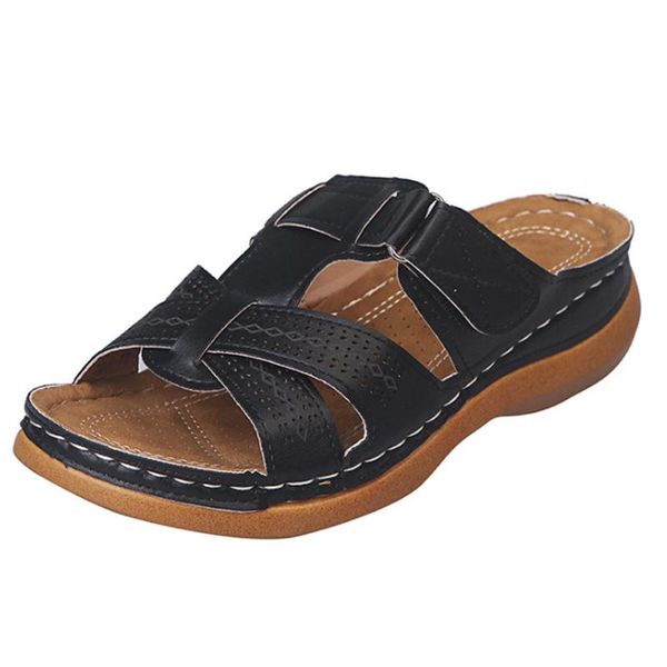 sandals women pu open toe breathable anti-slip beach low heel slipper loafers for lady casual wedges shoes female summer, Black
sandals women pu open toe breathable anti-slip beach low heel slipper loafers for lady casual wedges shoes female summer, Black