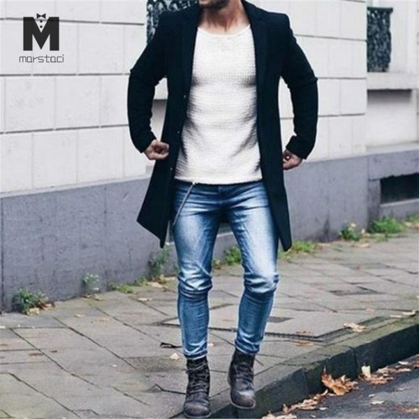 men's jackets 2021 spring autumn trench coat men button long sleeve fitness clothing fashion streetwear chaqueta larga hombr, Black;brown
men's jackets 2021 spring autumn trench coat men button long sleeve fitness clothing fashion streetwear chaqueta larga hombr, Black;brown