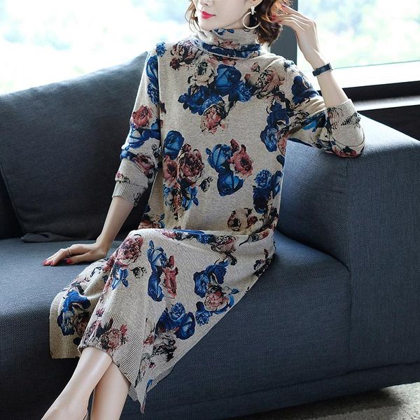 casual dresses winter autumn fashion women turtleneck knit long sleeve floral sweater dress , female woman loose 3xl knitted pullover, Black;gray
casual dresses winter autumn fashion women turtleneck knit long sleeve floral sweater dress , female woman loose 3xl knitted pullover, Black;gray