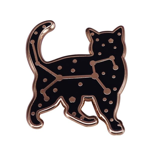 pins, brooches cartoon meteor constellation celestial cat enamel metal badges lapel pin jackets jeans fashion jewelry accessories, Gray
pins, brooches cartoon meteor constellation celestial cat enamel metal badges lapel pin jackets jeans fashion jewelry accessories, Gray