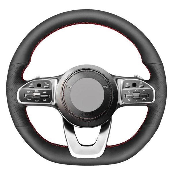 steering wheel covers black artificial leather car cover for - a-class w177 c-class w205 e-class w213 s-class w222
steering wheel covers black artificial leather car cover for - a-class w177 c-class w205 e-class w213 s-class w222