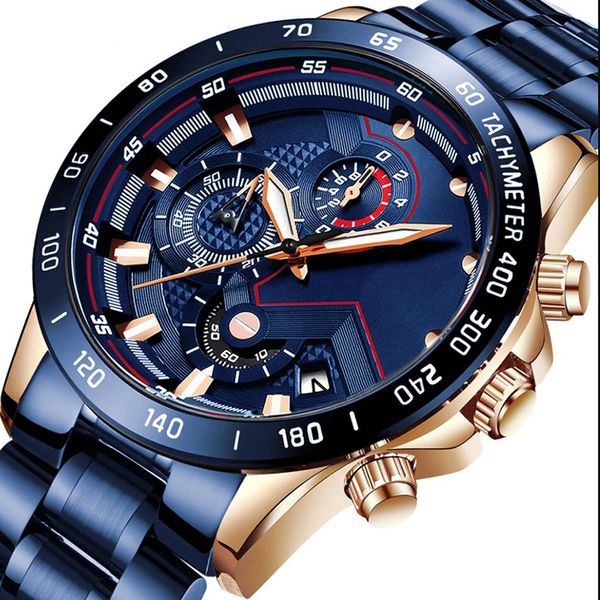 2021 fashion mens luxury wrist watches stainless steel sports chronograph quartz watch men relogio masculino, Slivery;brown
2021 fashion mens luxury wrist watches stainless steel sports chronograph quartz watch men relogio masculino, Slivery;brown